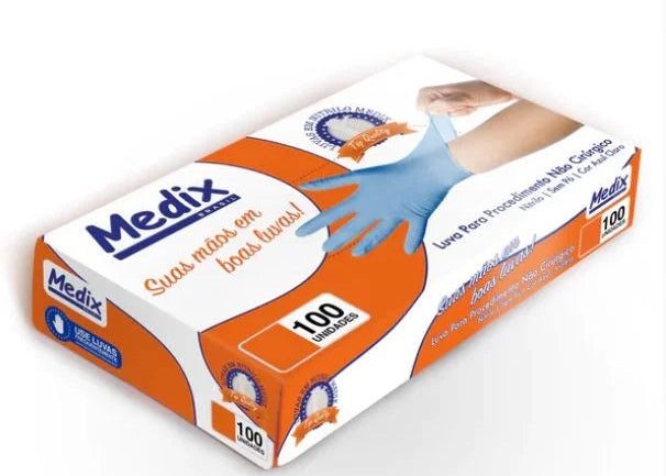 LUVA DESC NITR AZ S/PO 10.GG MEDIX