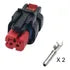 ETE 4819/02 KIT CHICOTE SELADO FEMEA 2 VIAS RAINHA DA SETE