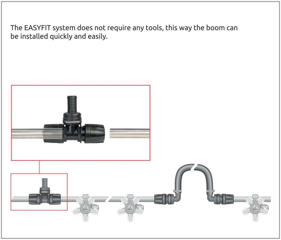 193213 CONEXAO TIPO T EASYFIT 1/2" X T3M ARAG