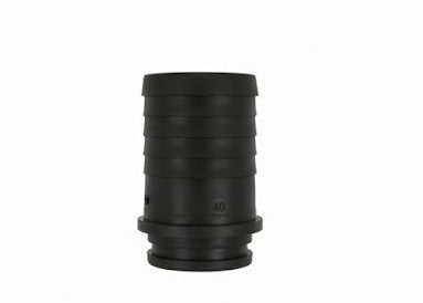 106640 CONEXAO TIPO RETA 40mm P/ PORCA 1 1/2"