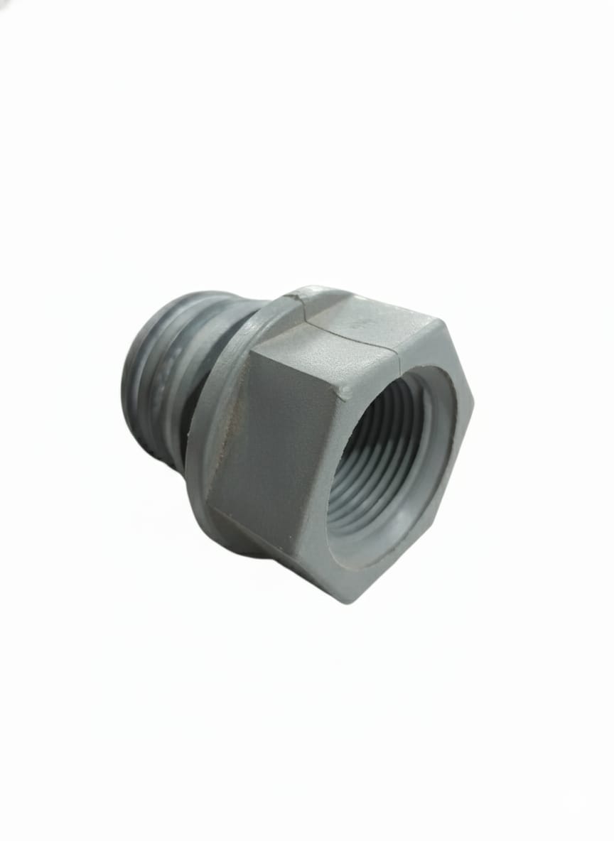 KZV0550 CONECTOR POLY HB 3/4" NPT S/ORING