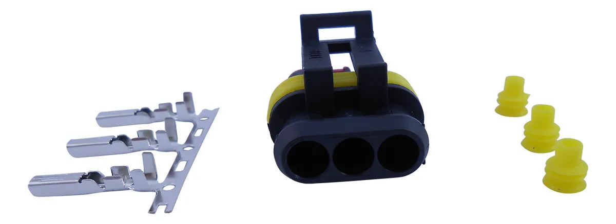 ETE 6735 KIT CHICOTE ELETR 3 VIAS FEMEA RAINHA DA SETE
