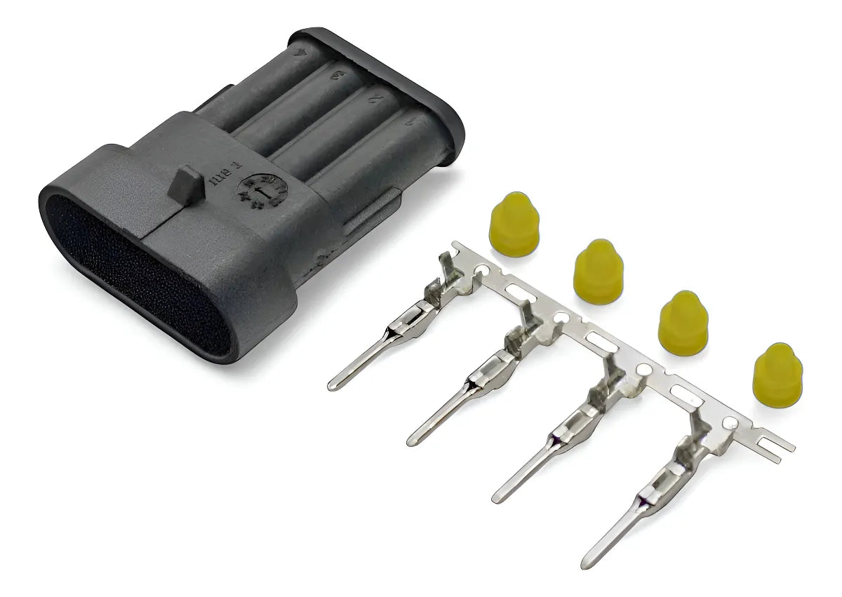 ETE 8734 KIT CONECTOR 4 VIAS MACHO