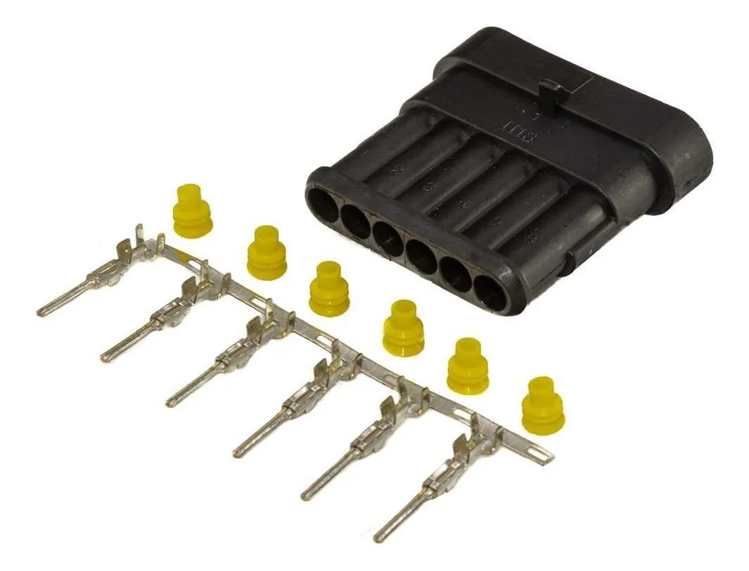 ETE 8755 CONECTOR ELÉTRICO 6 VIAS FEMEA ETE 8755