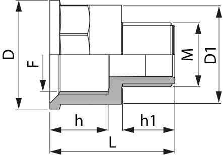 2452024 CONEXAO TIPO REDUCAO F-M I"F X 1/2"M