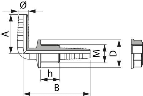 118213 CONEXAO PARA TANQUE COM ESPIGA DE 1/2" X 1/2"