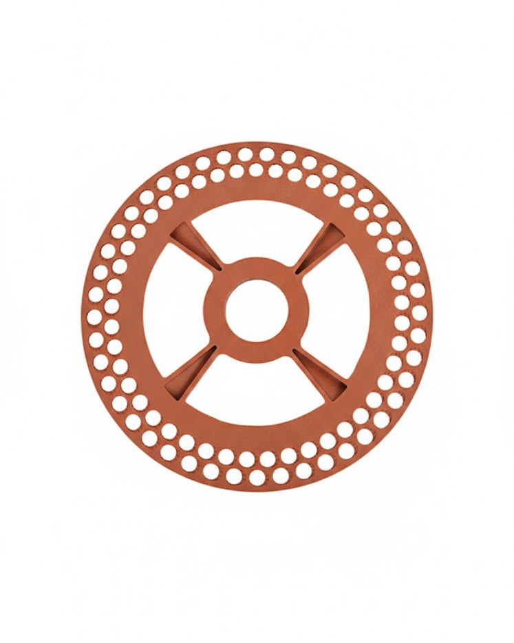 1010065 DISCO SOJA RAMPFLOW MOD U 90 FUROS LARANJA 8MM