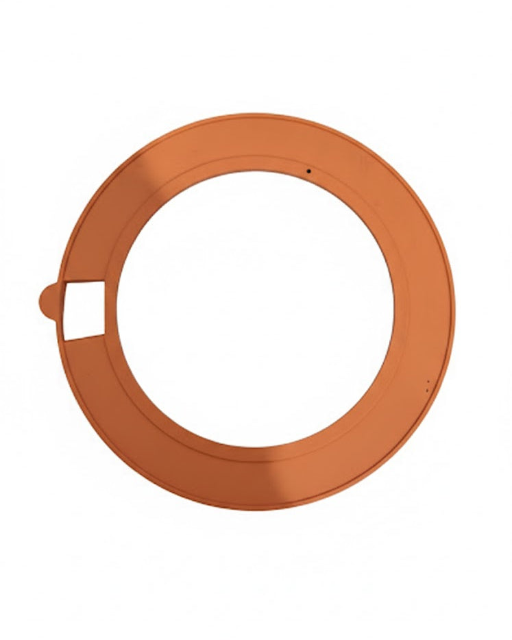 1020033 ANEL SOJA MOD U LARANJA CLARO 4MM REB 1