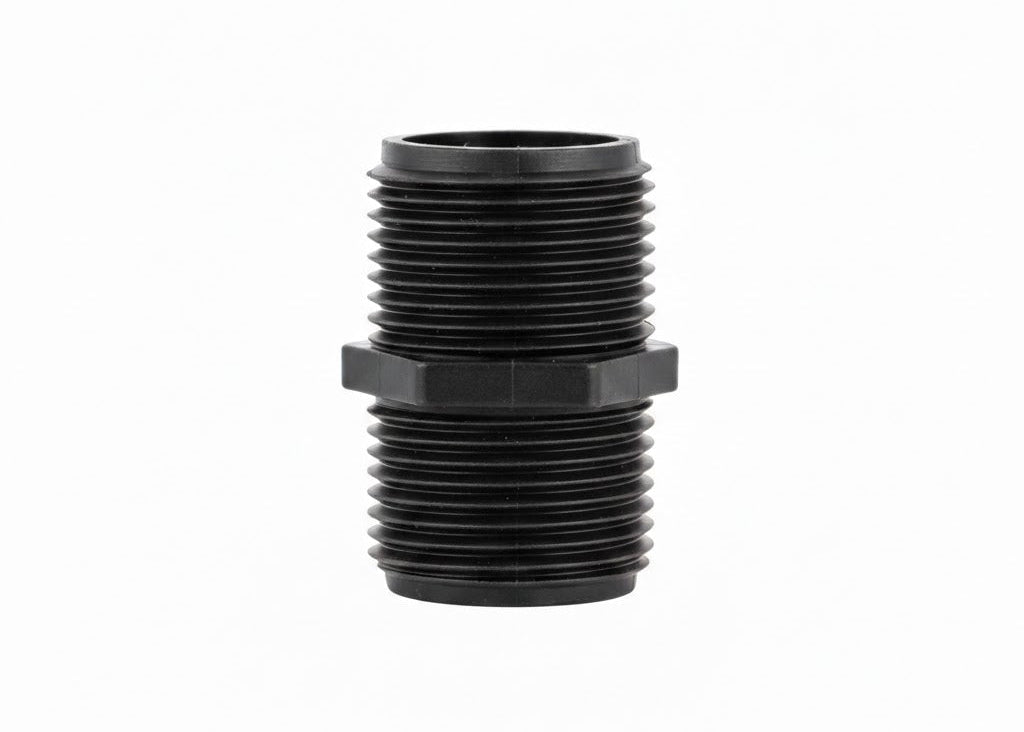NIPO25-SH NIPLE CURTO ROSCA MACHO 1/4" BANJO