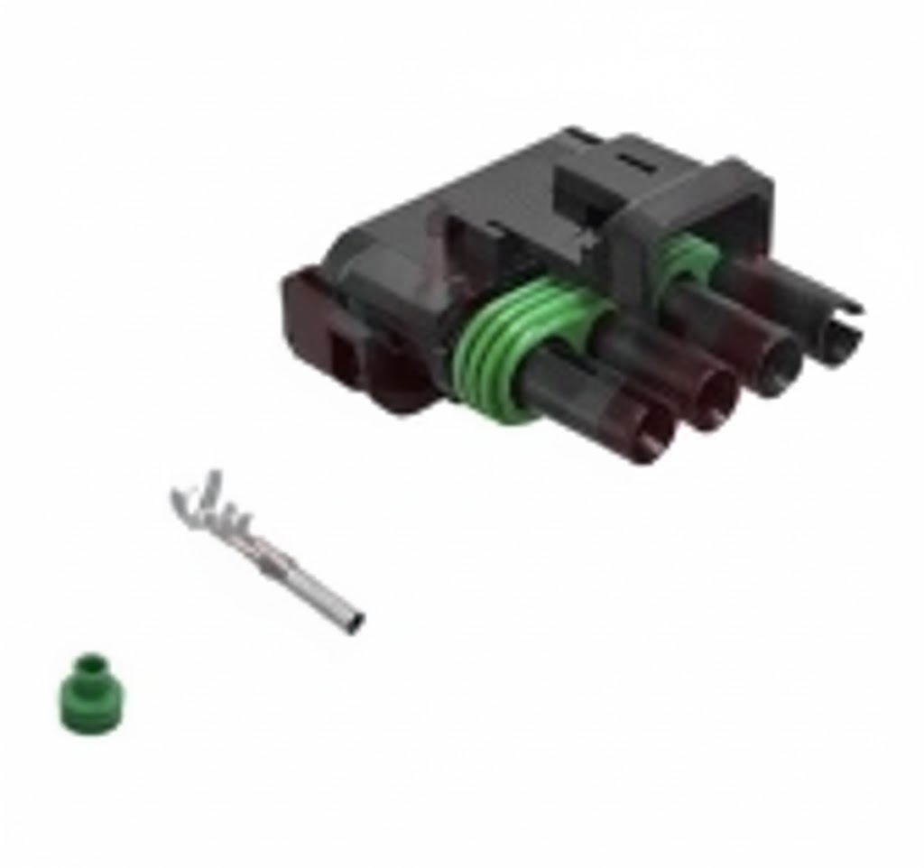 ETE 4729 KIT CHICOTE DE COMANDO 4 VIAS FEMEA GUIA LATERAL RAINHA DA SETE