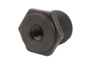 RB100-025 REDUCAO ROSCA MACHO 1" X ROSCA FEMEA 1/4" BANJO